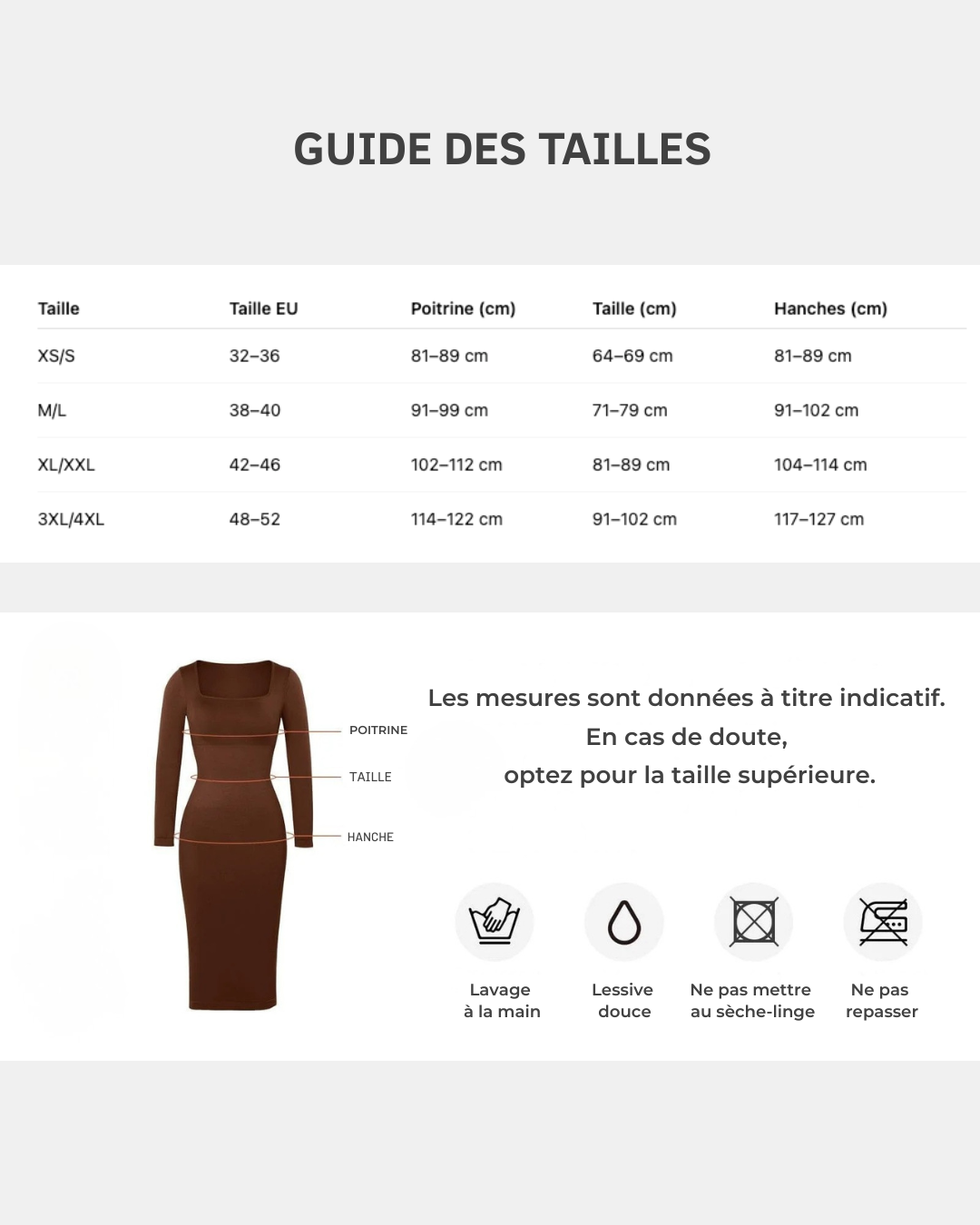 La Robe Victoria — Asymétrique · Gaine Seconde Peau