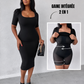 La Robe Alix — Manches Courtes · Gaine 2-en-1