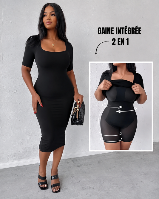 La Robe Alix — Manches Courtes · Gaine 2-en-1