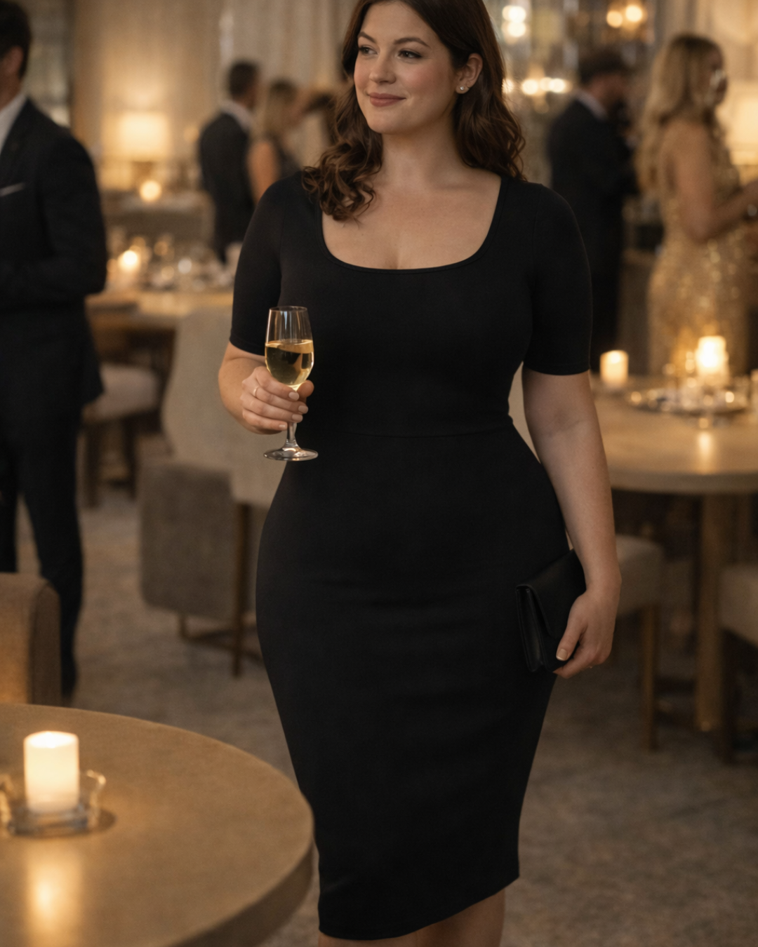 Robe Gaine Intégrée – Silhouette Sculptée